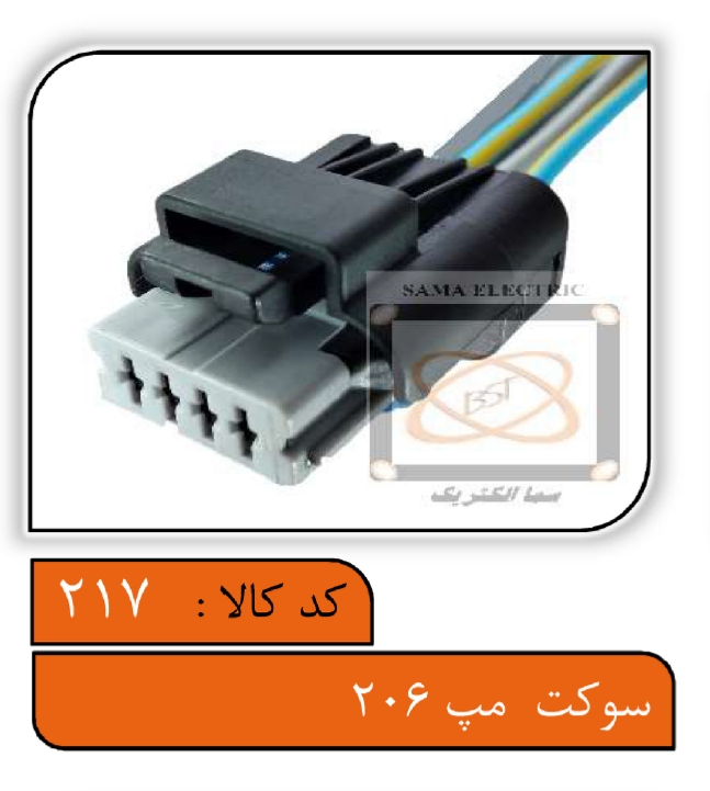 سوکت سنسور مپ 206 ایرانی و پمپ بنزین مگان