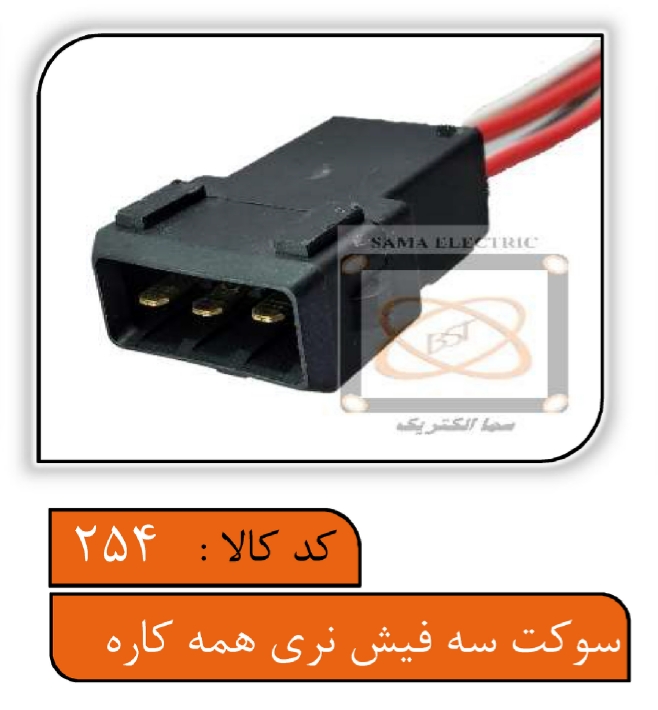 سوکت سه فیش نری همه کاره