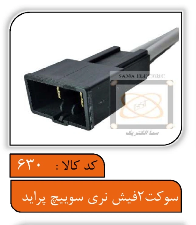 سوکت 2فیش نری سوئیچ پراید